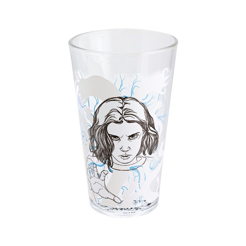 Paladone Stranger Things Eleven Drinking Glass | Color Change Cup Horror Movie Merchandise, Red, 1 Count (Pack of 1)