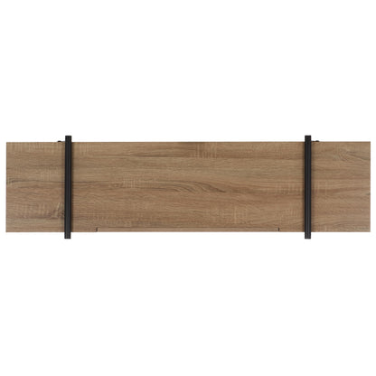 SAFAVIEH Home Collection Margaux Light Grey Oak/Black 1-Drawer Console Table for Living Room Foyer Bedroom Hallway Entryway Office