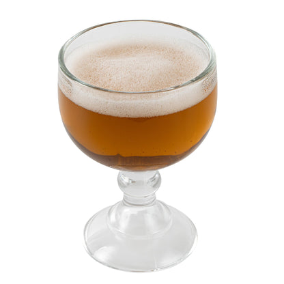 Restaurantware-Vetri 18 Ounce Schooner Beer Glasses, 6 Stemmed Shrimp Cocktail Glasses - No Lead, Dishwashable, Clear Glass Goblets, Suitable For Coronitas, Margaritas, Tequila, Or Whiskey Sour