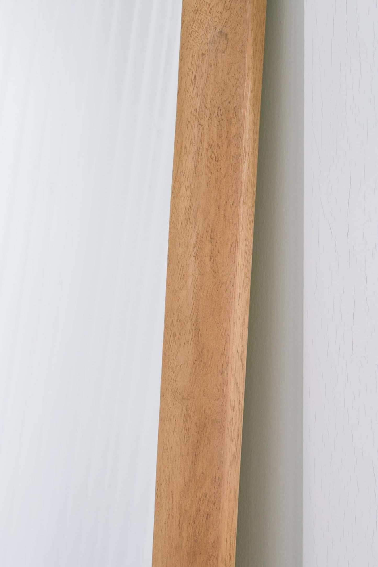 Signature Design by Ashley Dairville Casual Full Length Arched Floor Mirror with Thick Frame, Light Brown
