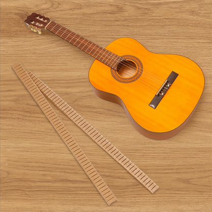 MAYJOYDIY 16 Pcs Wood Guitar Binding Purfling Strip Sprucewood Guitars Inlay Strips for Instrument Makers Restoration Hobbyists Luthiers