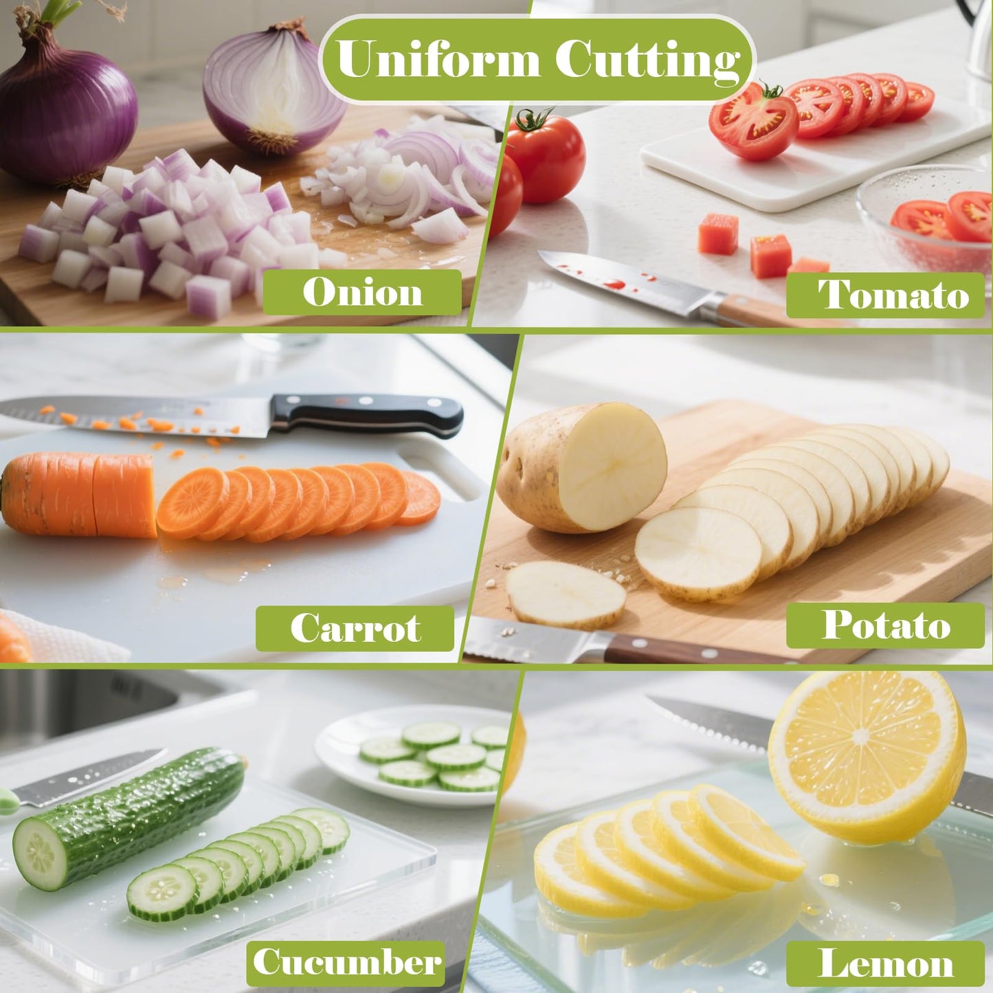 FANTEXY Onion Holder for Slicing - Onion Slicer and Meat Tenderizer Extra Large 16-Prong Stainless Steel, Vegetable Chopper for Potatoes, Tomatoes Slicer Assistant Tool for Lemons,Avocados,Carrot