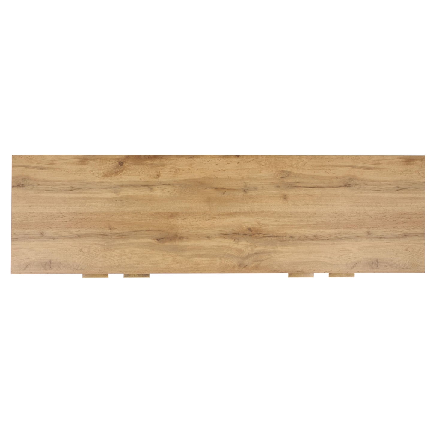 SAFAVIEH Quaid TV Stand for up to 65" Flatscreen, Oak Finish, 4 Doors, Entertainment Media Console (MED3103C)