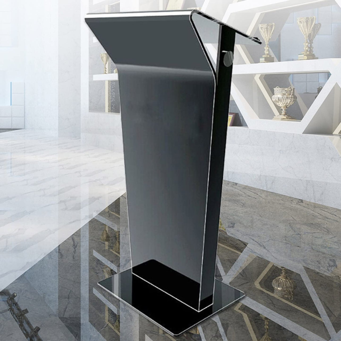 Lectern Podium Stand,Vertical Podium School Training Lecture Church Event Celebration Host Stage Hotel Reception Desk