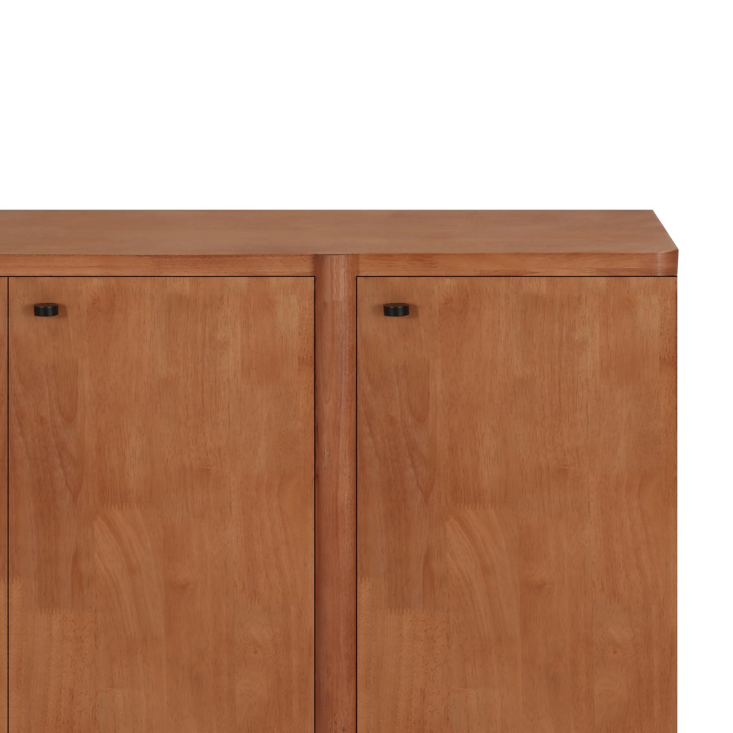 Christopher Knight Home Austen Retro Minimalist Wooden Storage Sideboard, Living Room Cupboard with Shelves, Dining Room/Kitchen Buffet Cabinet, Entryway Display Table, Home Office Credenza, Brown