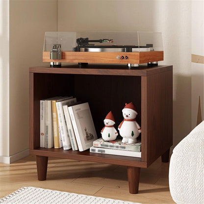 XJOYSL7921 DVD Storage Storage Rack Vinyl Record Display Cabinet Wooden Storage Shelf for Home Office CD Rack Tower