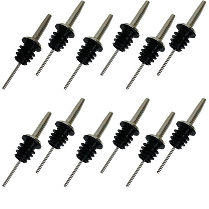 Chrome Liquor Pourer (285-50) (86416), Silver, 12 Pack