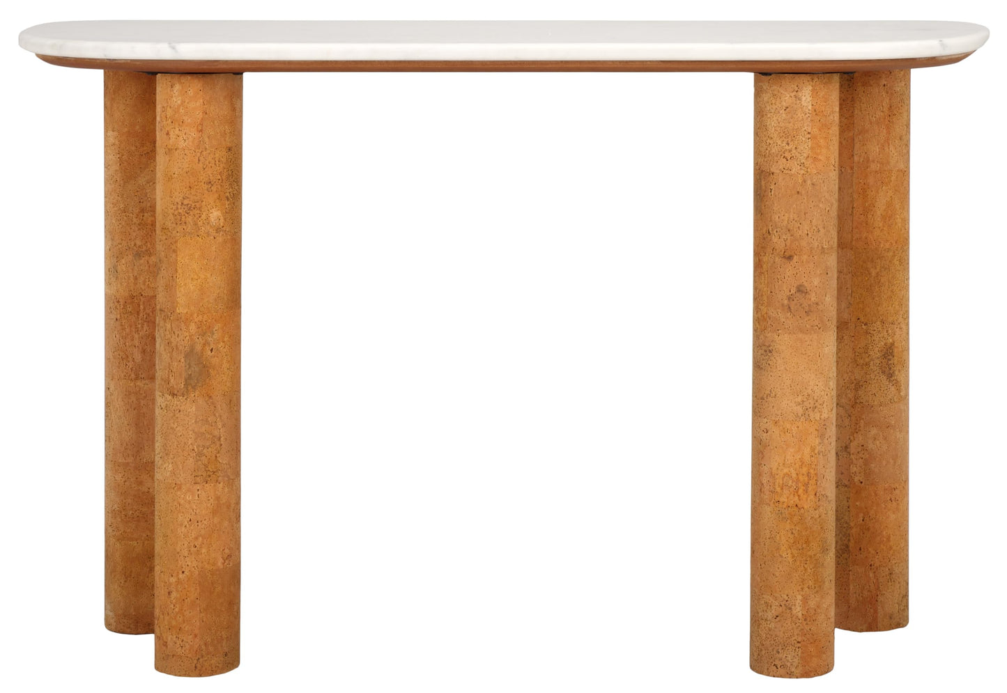 SAFAVIEH Couture Collection Marilynn Marble/Cork Veneer Console Table