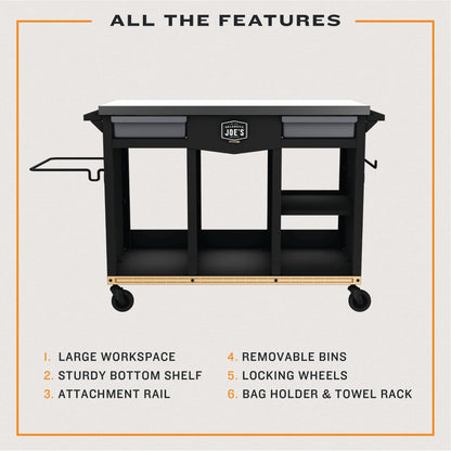 Oklahoma Joe's Workstation DLX Prep & Storage Cart - 23252169
