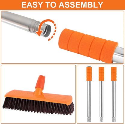 ROSTIUTE Chicken Poop Scooper Shovel Rake Scrub Brush for Chicken Coop Supplies Accessories for Cleaning