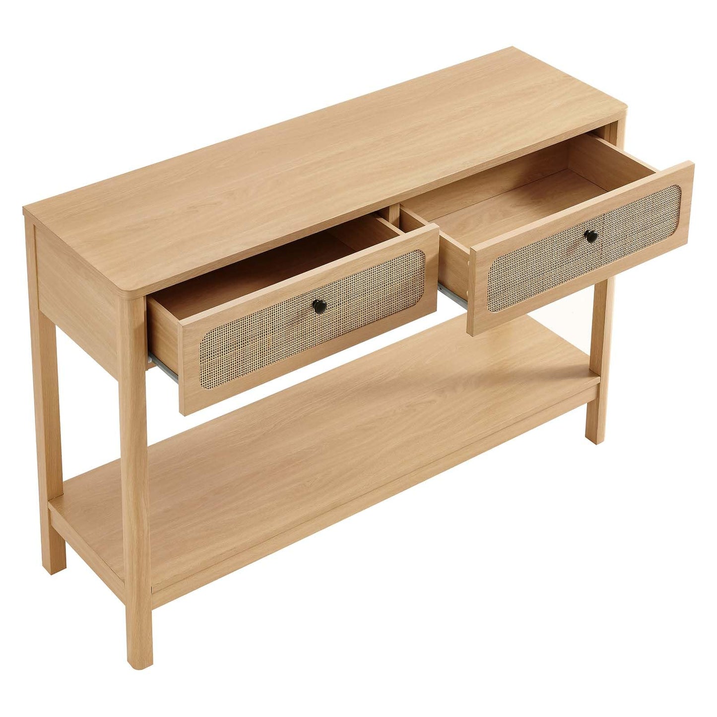 Modway EEI-6797-OAK Chaucer Wood Entryway Console Table, Oak