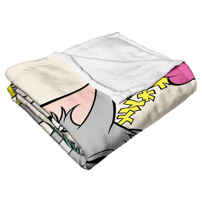 Northwest Tom & Jerry Silk Touch Throw Blanket, 50" x 60", Mouse Tree