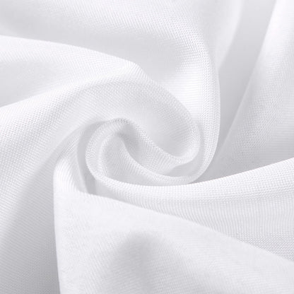 Bailarina Cloth Napkins Set of 120,17x17 inches Dinner Napkins Cloth Washable,Polyester Square Table Cloth Napkin Bulk with Hemmed Edges Ideal for Banquets, Parties and Weddings-White