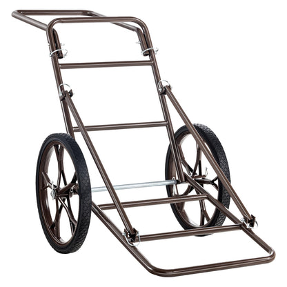 VEVOR Game Carts for Hunting, 500 LBS Deer Cart Game Hauler, Hawk Crawler Deer Cart, Hawk Hunting, All Terrain Folding Cart, Deer Hauling Cart, Heavy-Duty Utility Gear Dolly for Hunting Fishing Hiking