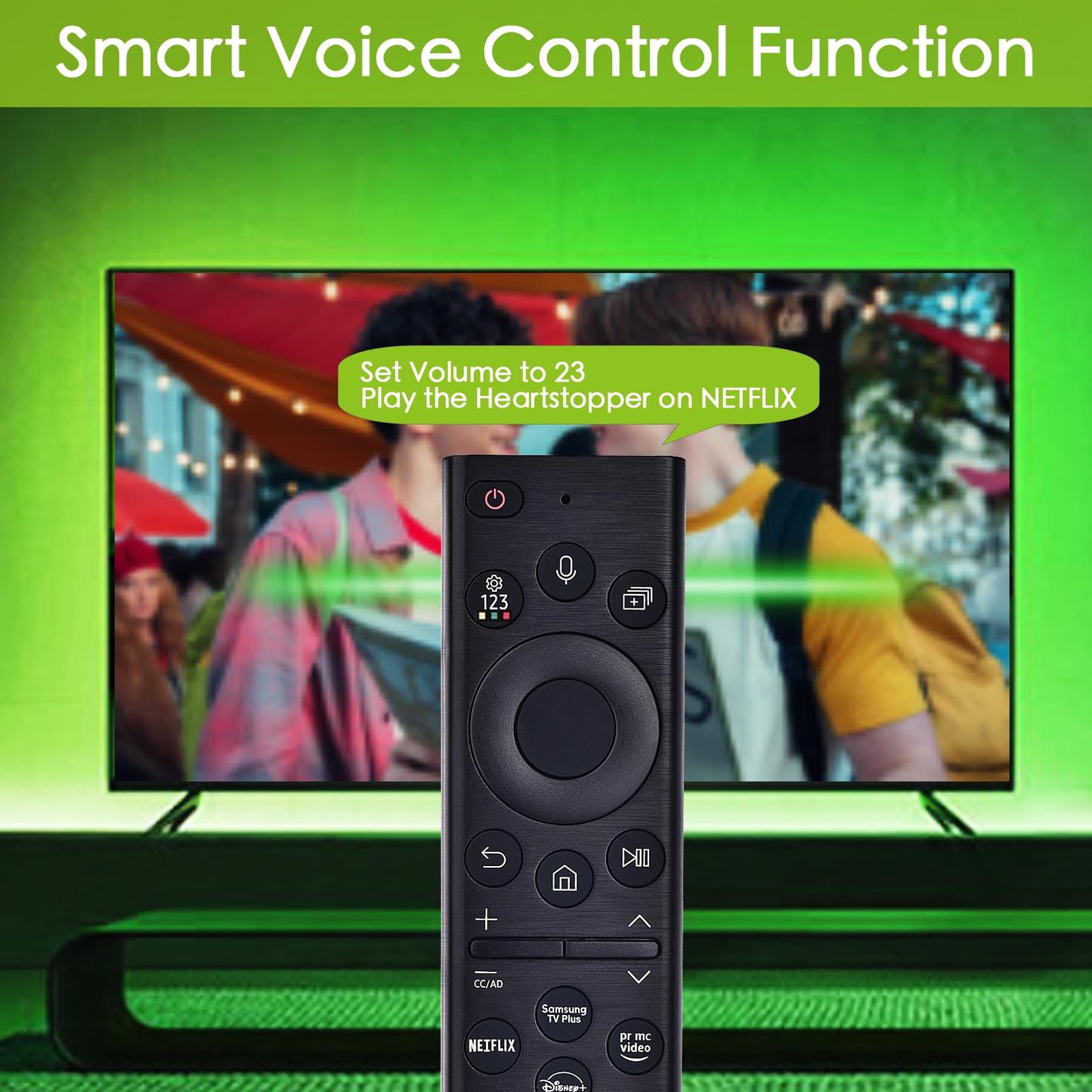 Voice Remote Replacement for Sony Smart TV Control:Comptible for 2019-2025 Sony Bravia OLED LED 4K 8K UHD,for Android Google TV with Shortcuts YouTube and Dinsey+ etc.