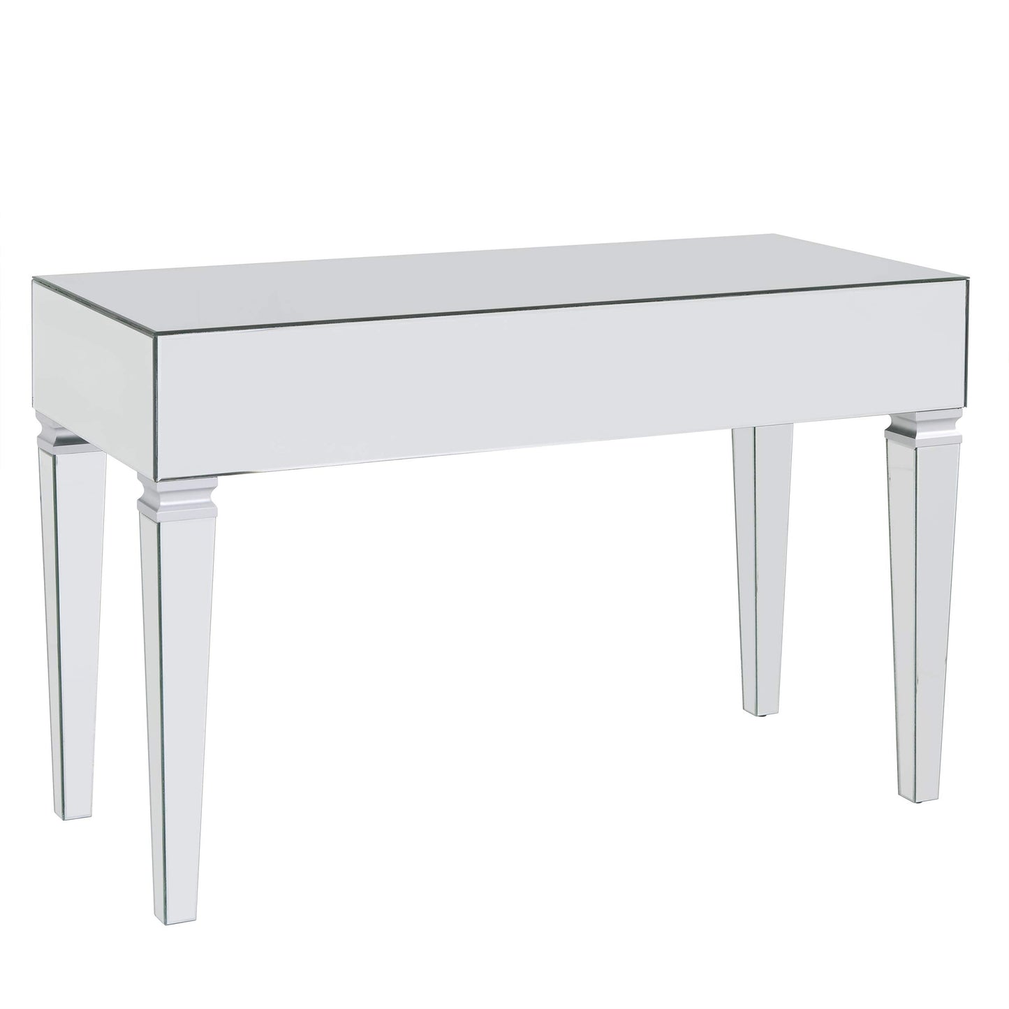 SEI FURNITURE Darien Mirrored Desk, Silver