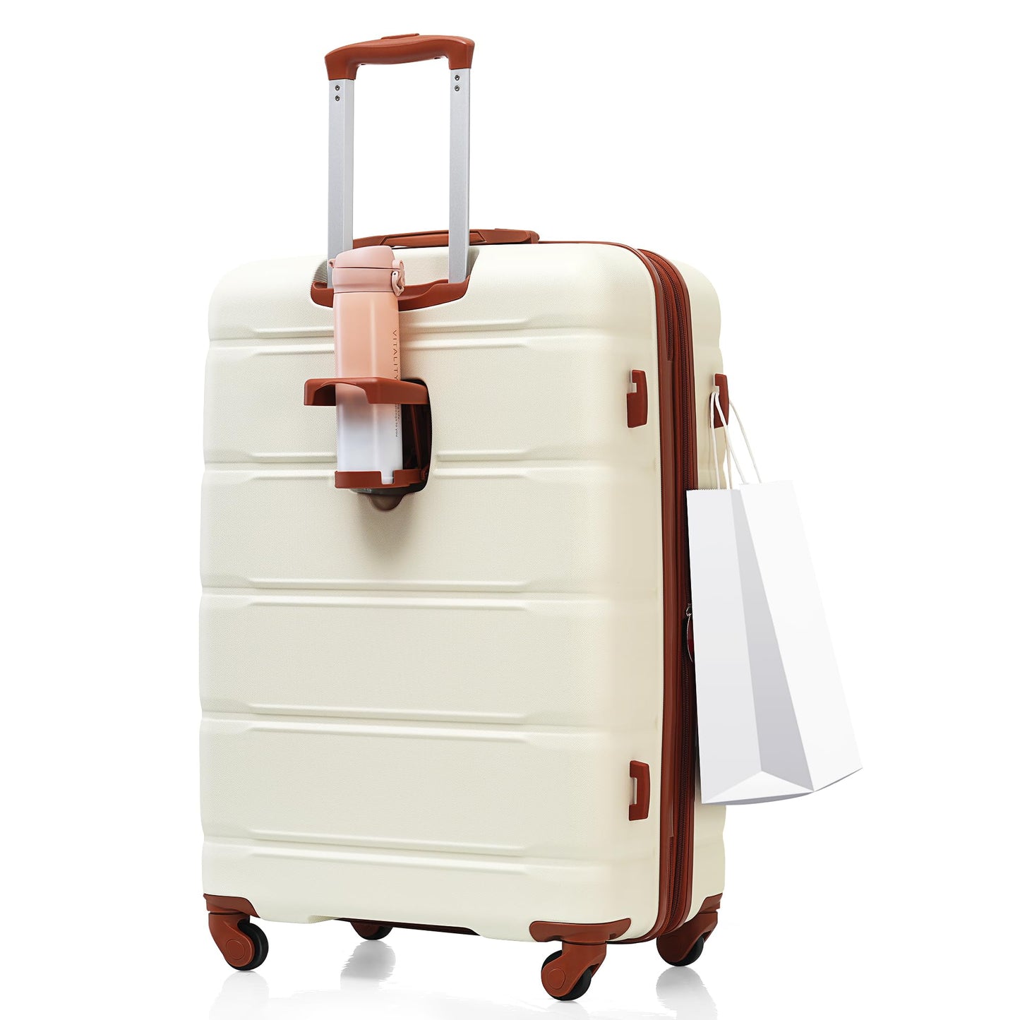 EastVita Lightweight, Beige, Carry-On 20/24/28Inch