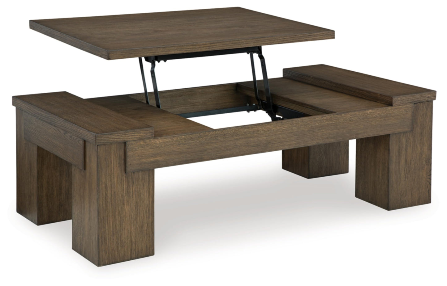 Signature Design by Ashley Rosswain Contemporary Lift-Top Coffee Table, Dark Brown