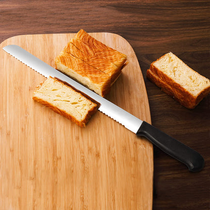 Kiss Core 18.1-inch Bread Knife for Homemade Bread, Long Serrated Knife Stainless Steel Loaf Cutter for Cakes, Sandwiches