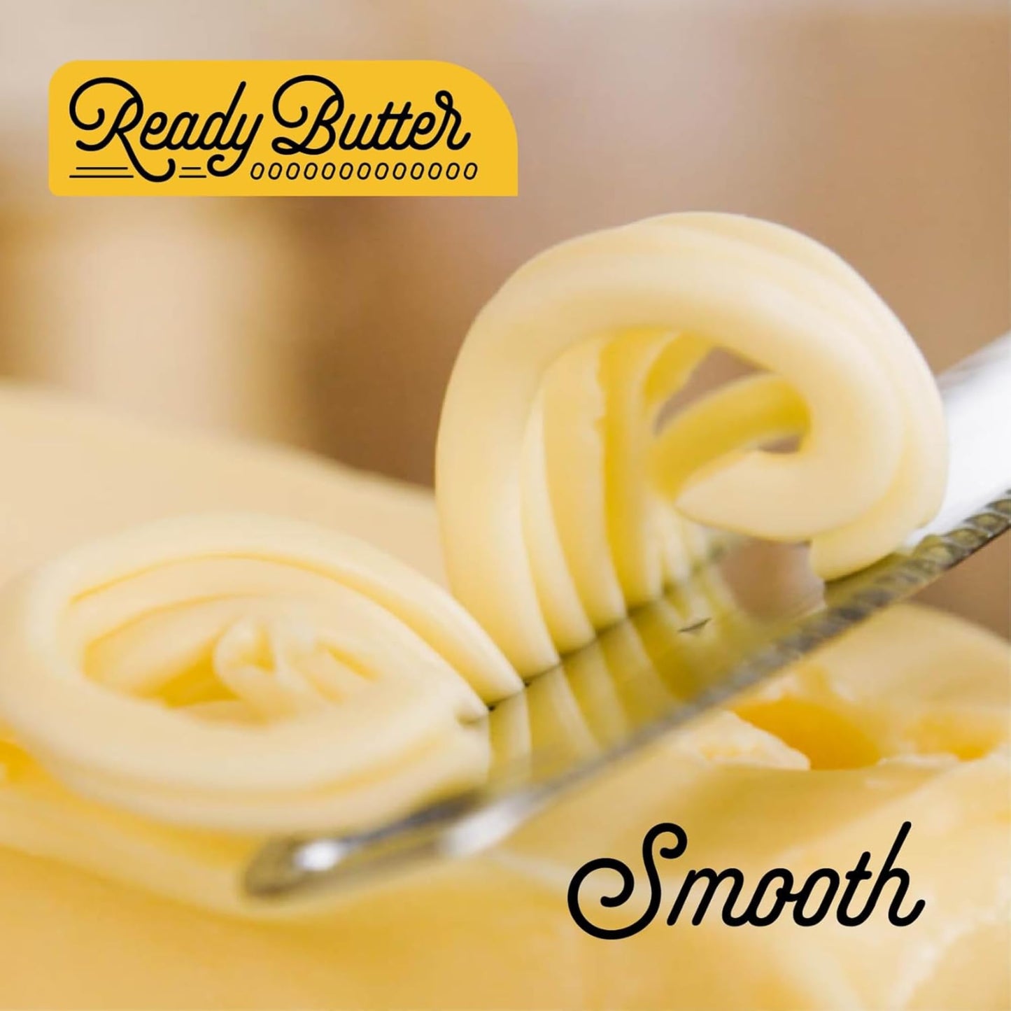 Houseify Ready Butter 3-in-1 Knife, Stainless Steel Serrated with Holes in Blade - Cold Butter Spreader, Curler & Micro Grater, Dishwasher Safe
