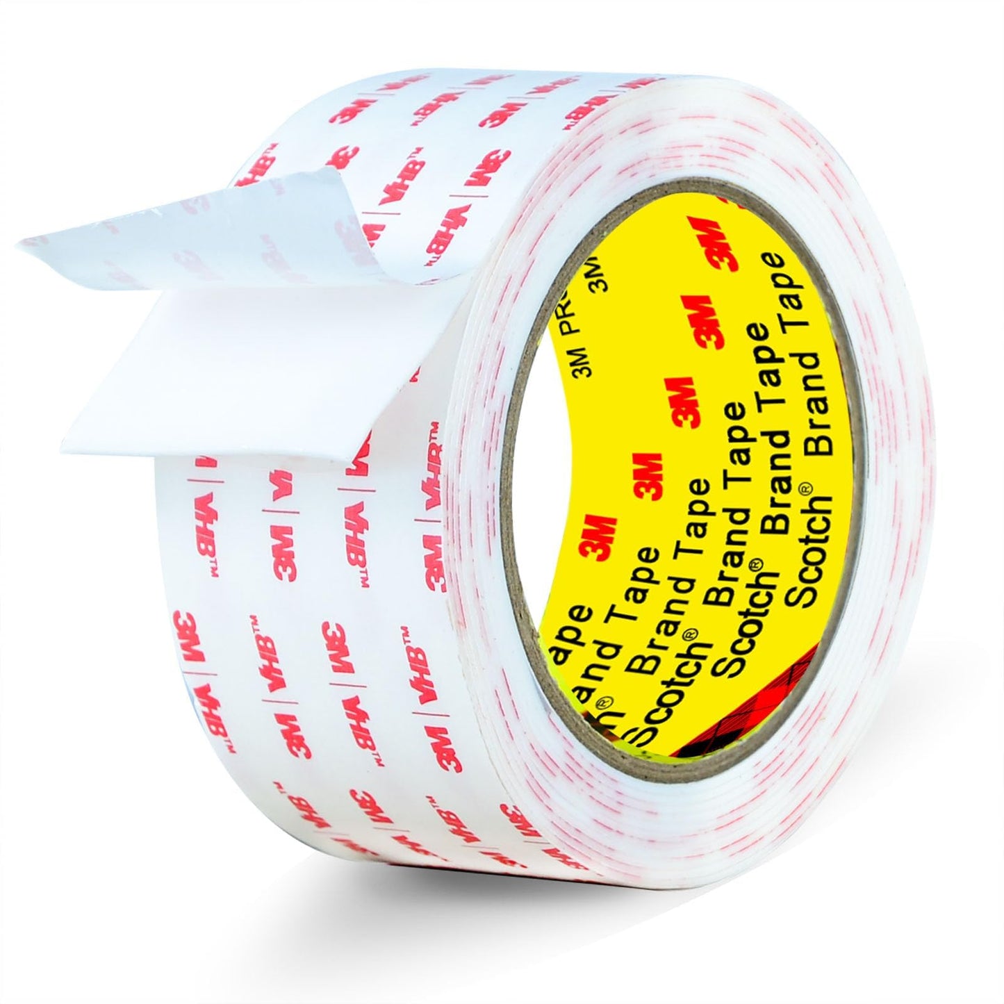 3M Double Sided Tape Heavy Duty2in X 9.85ft, Removable Mounting Tape for Wall, White Sticky Foam Tape, Picture Hanging Strips & Poster Hanger, Waterproof Adhesive Strips, Carpet Tape & Rug Gripper
