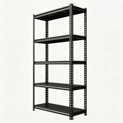 JoanKaren 2 in 1 5 Tier Garage Shelving Unit 36x16 in, 3850 LB Capacity Heavy Duty Steel Utility Shelves, Adjustable Industrial Storage Racks for Basement Closet Laundry Kitchen