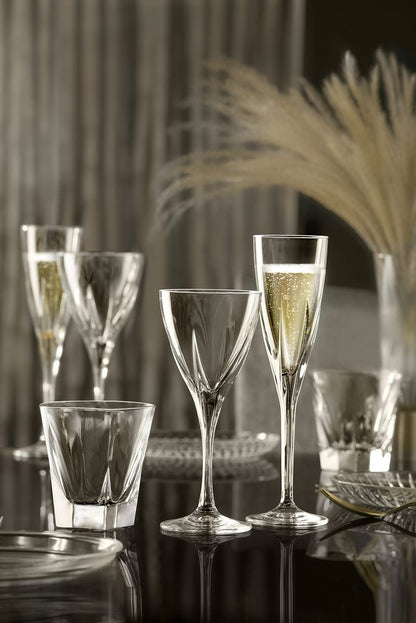 Barski Tumbler Glass - Double Old Fashioned - Set of 6 - Glasses - Designed DOF Crystal Glass Tumblers - For Whiskey - Bourbon - Water - Beverage - Drinking Glasses - 9.25 oz. - Made in Europe