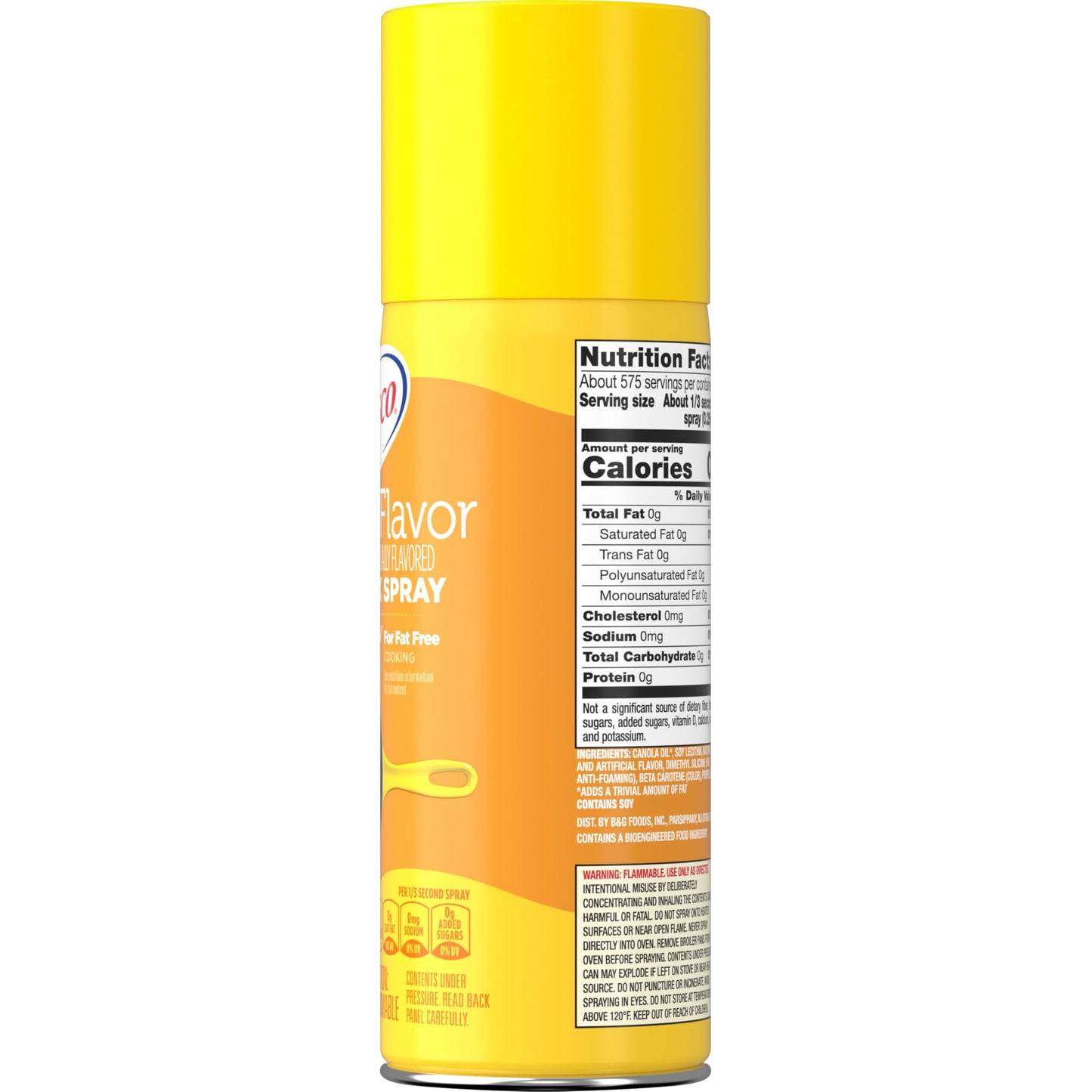 Crisco No-Stick Cooking Spray, Butter, 6 Ounce