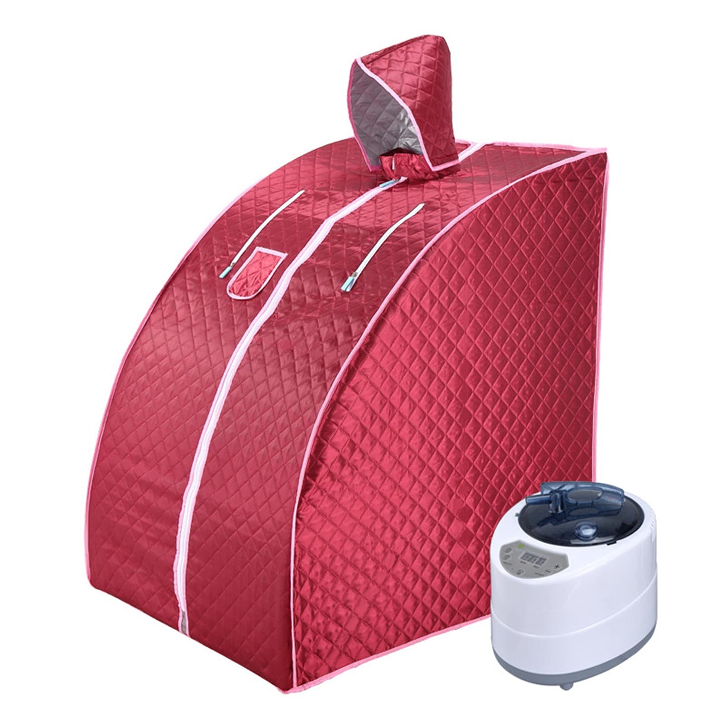 Home Sauna Steamer and Tent 2L Sauna Portable with 9 Files Temperature Adjustment for Increasing Blood Circulation/Reducing Fatigue/Detoxifying (Sauna Tent Purple)