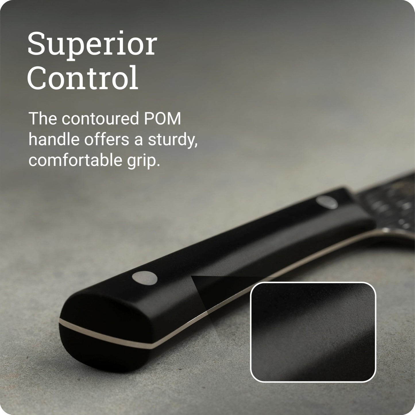 Kai PRO 7" Asian Utility Knife, Hand Sharpened Japanese Kitchen Knife Ideal for Stir Fry, Japanese AUS6M Stainless Steel Blade, Full-Tang POM Handle, NSF Certified, For Professional and Home Chefs