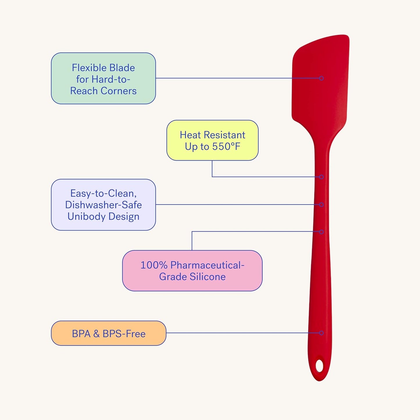 GIR: Get It Right Silicone Cooking Spatula - 11 In Black, Heat Resistant to 425°F