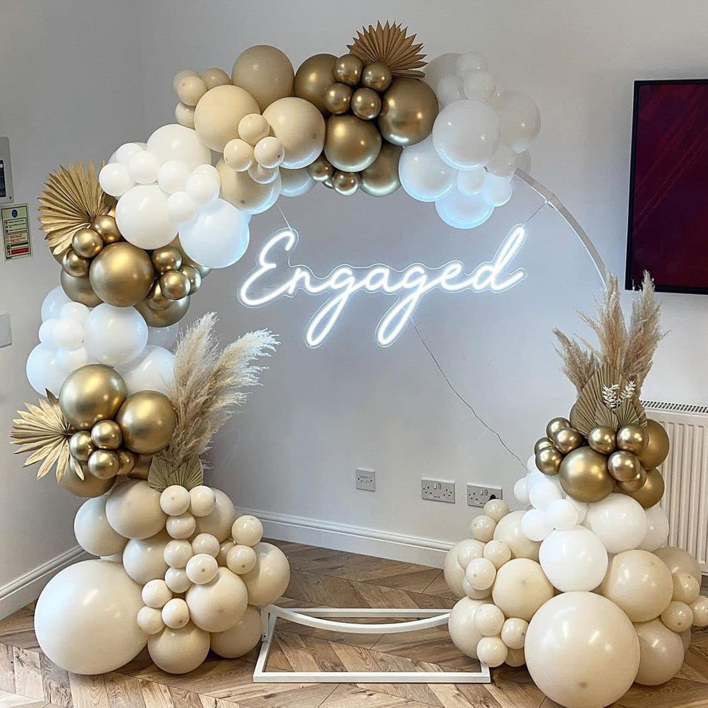 PartyWoo White Sand Balloons - 50 Pcs 12 Inch Beige Cream Ivory Latex for Weddings & Celebrations