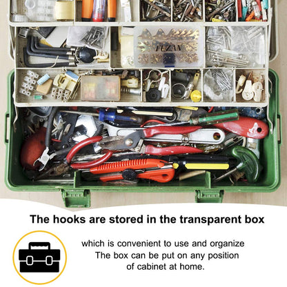 125 Pcs Heavy Duty Picture Hanging Kit With Nails for Wooden/Drywall - Professional Hangers for Canvas, Office Pictures, Clock, House Decoration - Holds 10-100 lbs