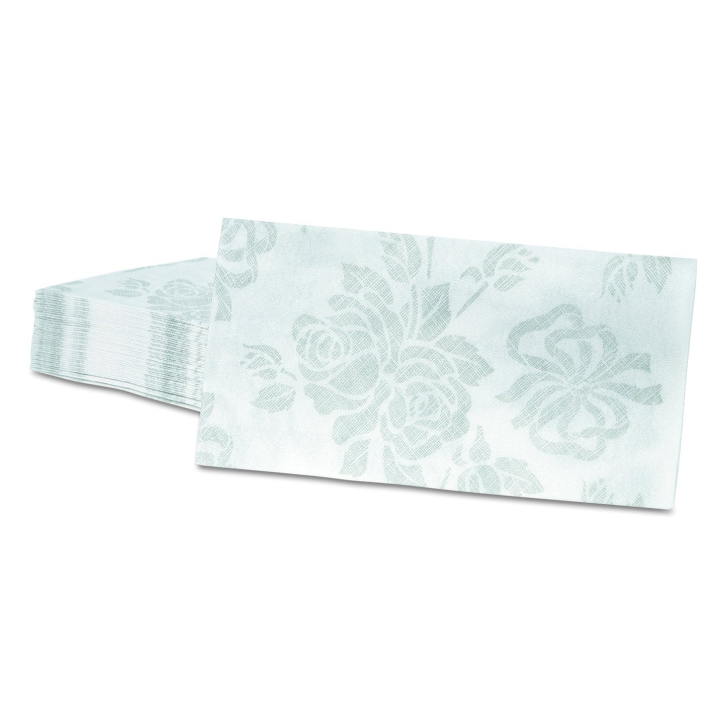 Hoffmaster 856513 Linen-Like Guest Towels, 17 x 12, Silver, 125 per Pack (Case of 4 Packs)