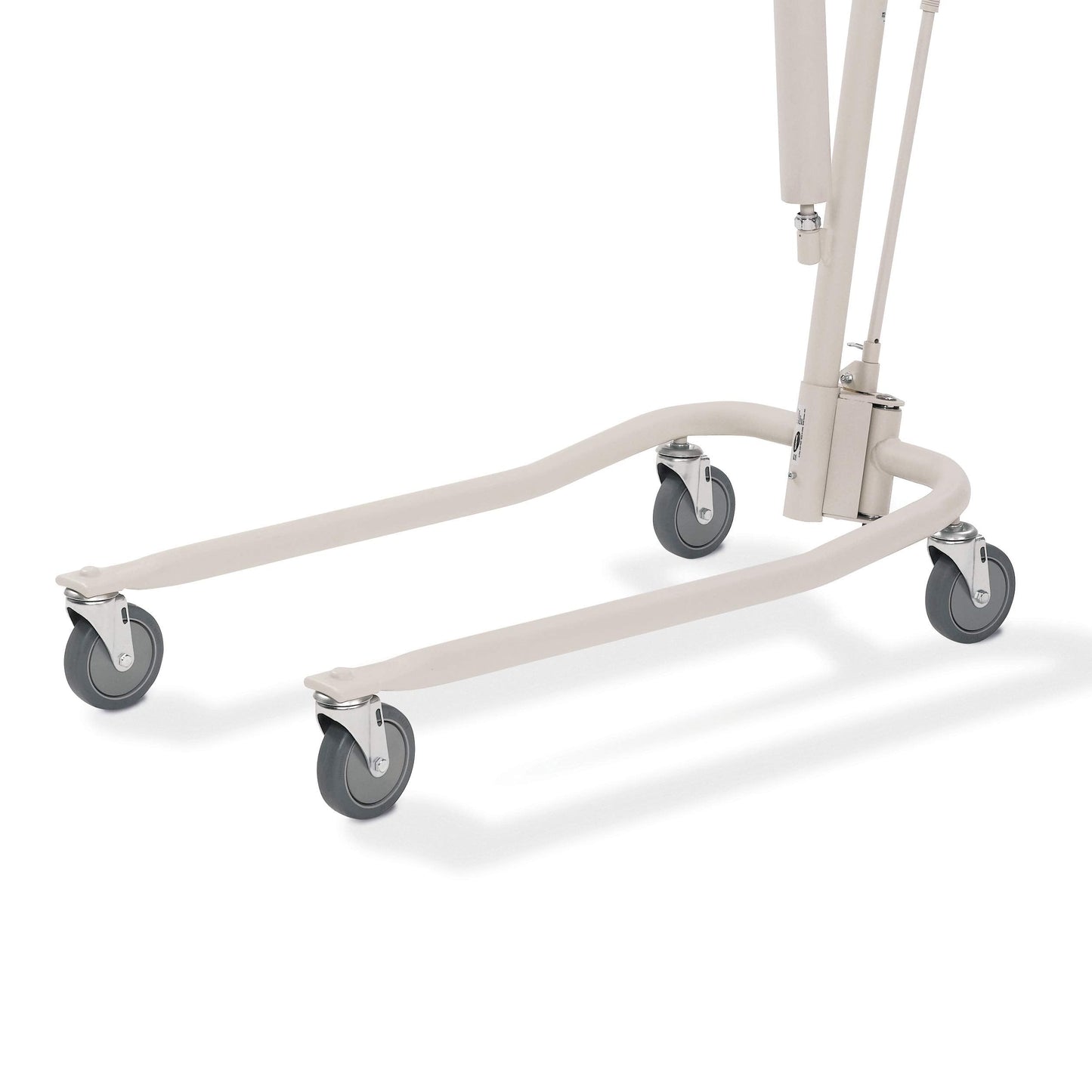 Invacare Hydraulic Patient Lift, Lightweight Transfer Lift Chair with 450 lb Weight Capacity, Bent Mast for Safer Transfers, 6-Point Padded Swivel Bar, Floor-to-Bed Height Range for Fall Recovery