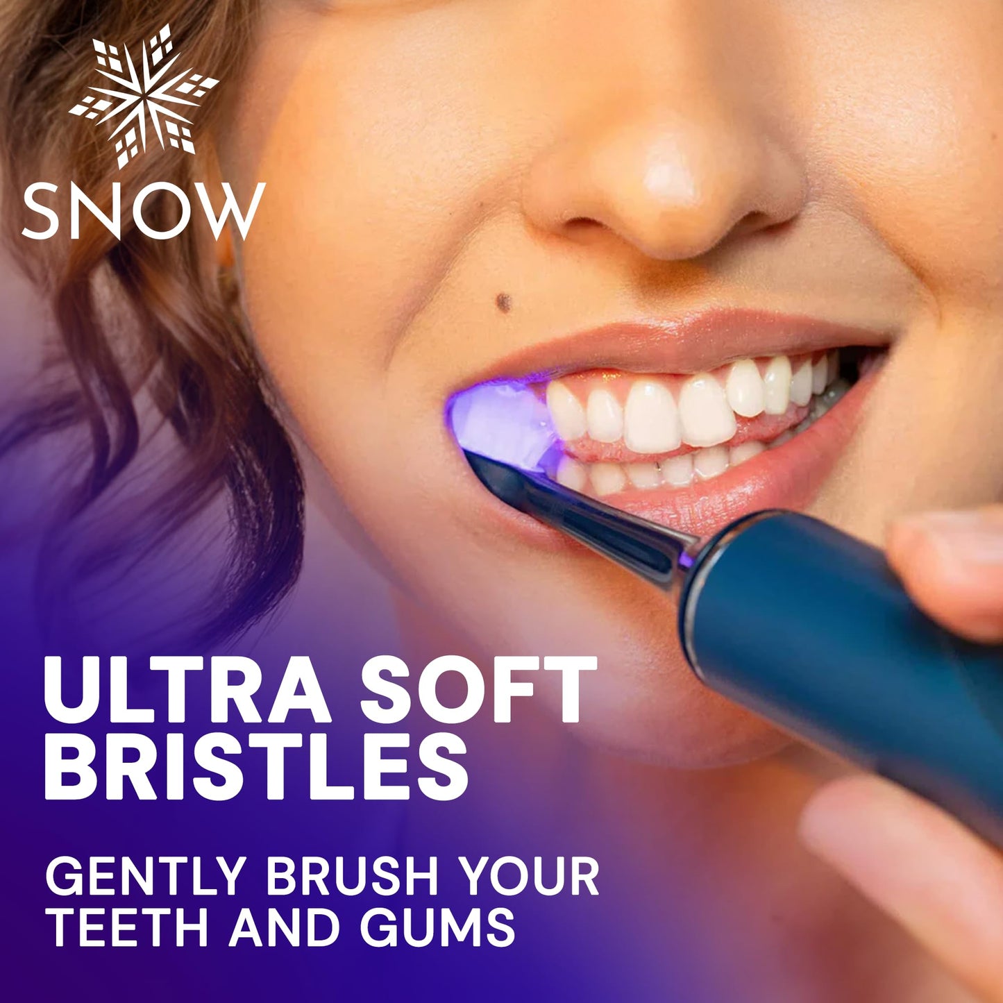 SNOW LED Electric Toothbrush Gen 2 - Rechargeable Electronic Brush for Adults - Sonic Technology w/LED Light Whitening & Cleaning Powered w/Sonic Technology for Oral Routine Coastal Sunset Pink Gen2