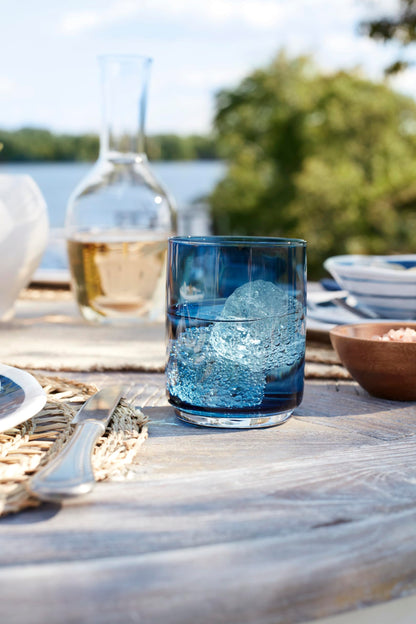 Lenox 895323 Blue Bay Melamine 16-Piece Dinnerware Set, Lightweight Melamine Material