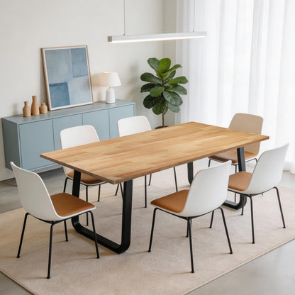72 x 30in Solid Rubber Wood Butcher Block Table Top – 1 Inch Thick Natural Light Finish for Standing Desk, Office Table, Workbench, Kitchen Island & DIY Furniture Projects