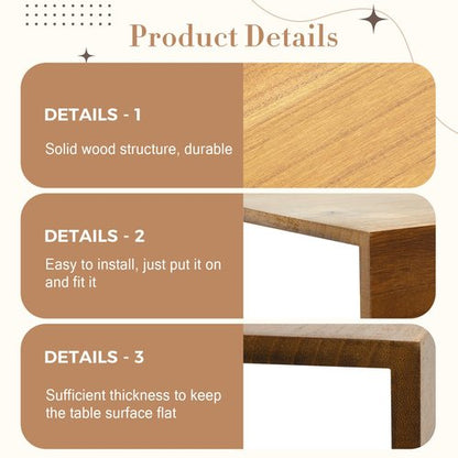 Hoolerry 1 PC Wire Rack Covers 36 x 12 Inch Wood Shelf Covers for Wire Shelving Pantry Shelves Covers Rack Liner Shelf Liners for Bathroom Kitchen Shelving Upgrade, Wood Color
