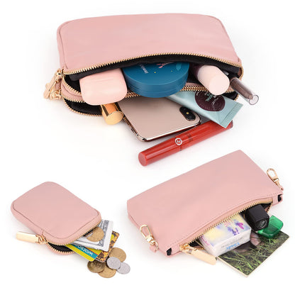 UTO Small Crossbody Bags for Women 3 in 1 Trendy Belt Purse Fashion Designer Mini Cute Sling Fanny Chest Pack