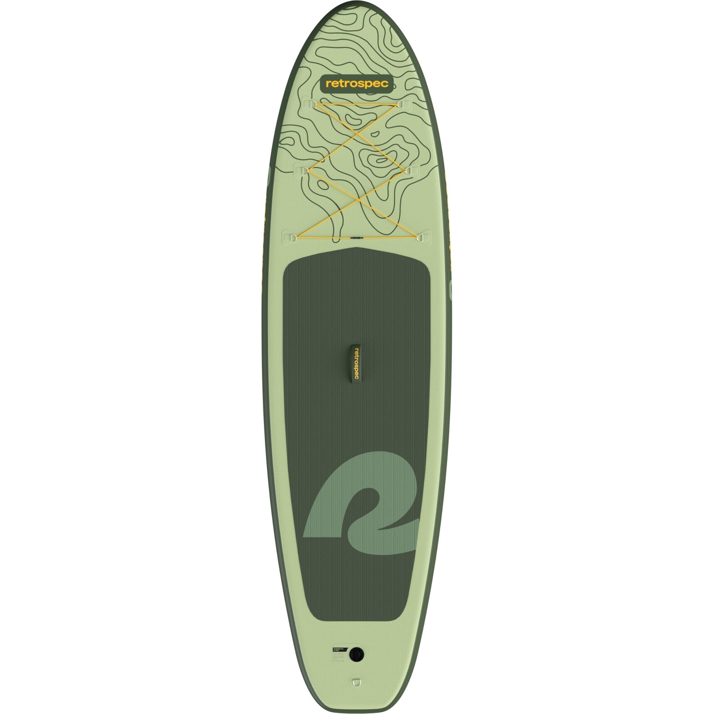 Retrospec Weekender Inflatable Stand Up Paddle Board Includes Paddle, Pump, Travel Bag and Accessories 10’6” Lightweight Inflatable SUP, Puncture Resistant Inflatable Paddle Board for Adults