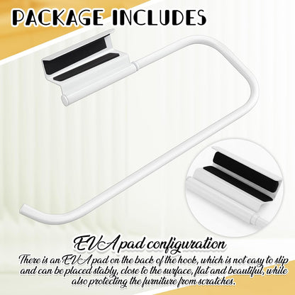 12.4 Inches Steel(White,1 Yaocom Cabinet Door Paper Towel Holder Camper Under Sink No Drilling Paper Towel Storage