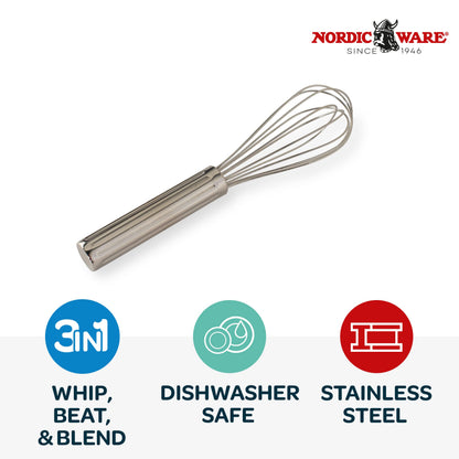 Nordic Ware Small Whisk, 7-Inch, Stainless Steel