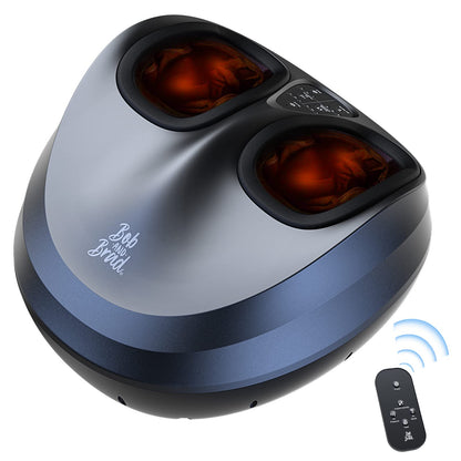 BOB AND BRAD Foot Massager Machine with Heat and Remote, Fits up to Men Size 14, Electric Shiatsu Deep Kneading Foot Massager, Relieve for Plantar Fasciitis and Neuropathy Pain