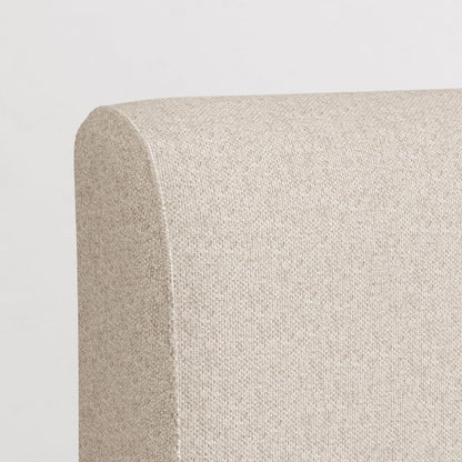 Nectar Upholstered Headboard - King - Linen - Attachable to Bamboo Bed Frame (Sold Seperately) - Easy Tool Free Set Up - Contemporary and Durable