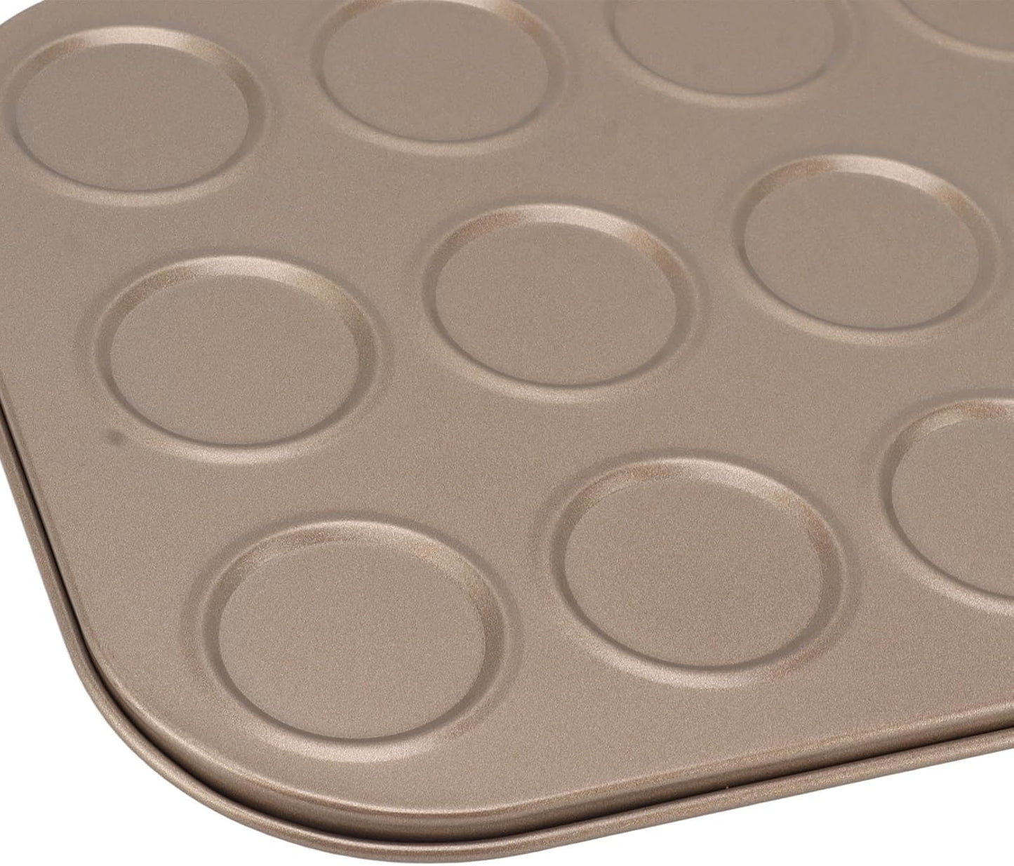Muffin Cupcake Pan for Baking, Small Whoopie Pie Pan, Carbon Steel Bakeware for Muffins, Moon Pie, Cookies