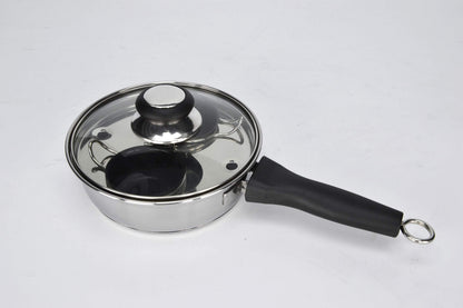 RUNZI 2 Cups Egg Poacher Pan - Stainless Steel Poached Egg Cooker – Perfect Poached Egg Maker – Induction Cooktop Egg Poachers Cookware Set with 2 Nonstick Large PFOA FREE Egg Poacher Cups…