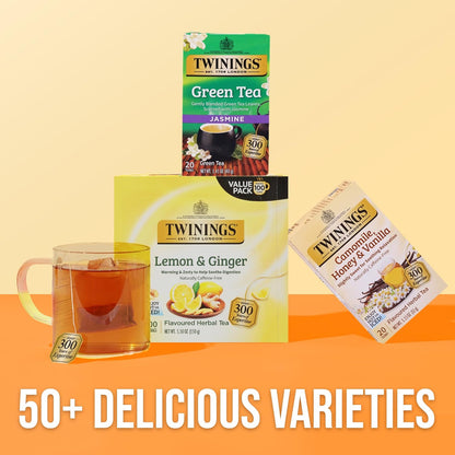 Twinings Herbal Tea - Camomile, Honey & Vanilla - Naturally Caffeine-Free, 20 Individually Wrapped Bags