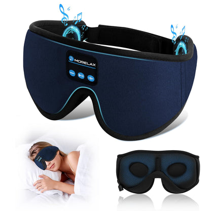 Sleep Headphones,Sleep Mask for Side Sleeper,3D Eye Mask for Sleeping with Stereo Speakers,Bluetooth Headphone,Perfect for Gifts for Women/Men Black