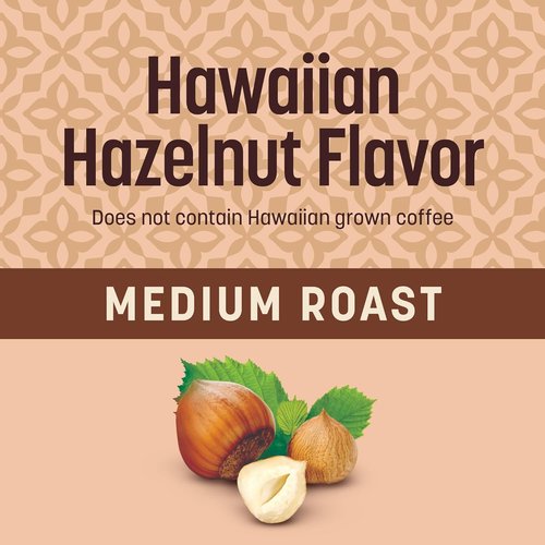 Don Francisco's Hawaiian Hazelnut Ground Coffee - Medium Roast, 100% Arabica, 20 oz Bag